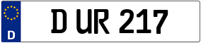 Truck License Plate